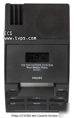 Philips 730-d 730D mini cassette dictator