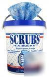 Scrubs in a bucket hand cleaner towels -72 count (case)