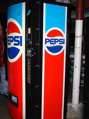 Classic antique pepsi can drink soda vending machine
