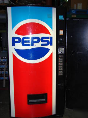 Classic antique pepsi can drink soda vending machine