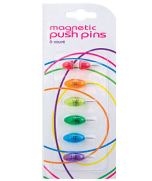 Dci magnet push pin magnetic cork board pin