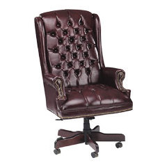 Fulmarque executive vinyl swivel chair 30X32X4446 burg