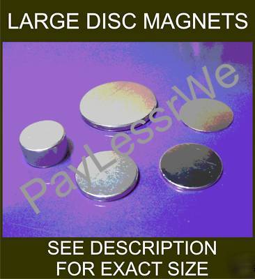 1 strong N42 neodymium disc magnets 7/8