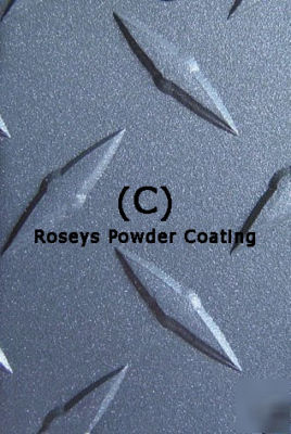2 lb metallic silver fine tex powder coating paint
