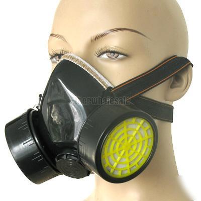 Anti-particulate dust chemical gas respirator face mask