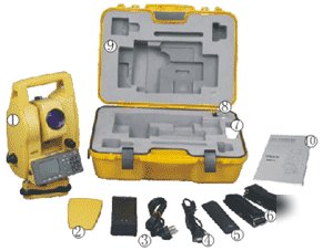 New south survey total station nts-662R 2 sec. accuracy