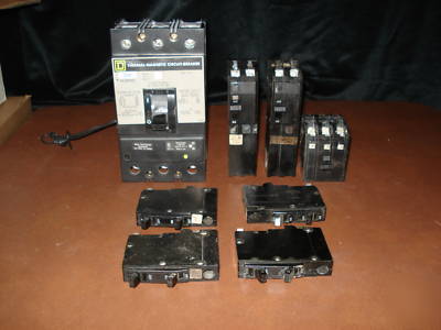 Square d lot with thermal magnetic circuit breaker 