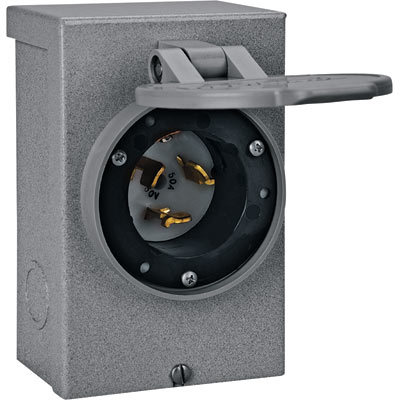 New reliance raintight power inlet box 50 amp - 