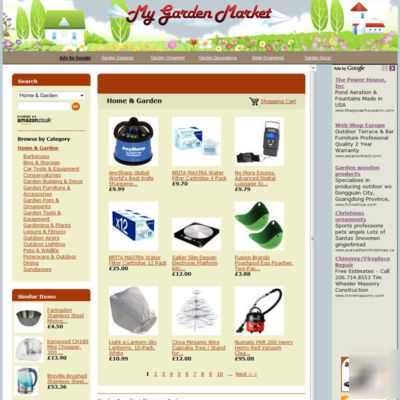 Turnkey home garden adsense affiliate website for sale