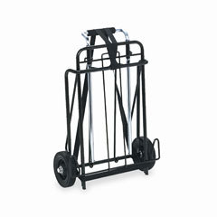 Universal 250LB capacity steel luggage cart with 15 x