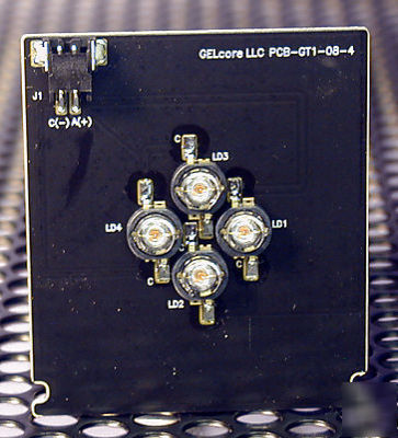 4 x red 12VDC luxeon star