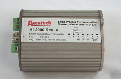 Accutech smart temperature transmitter ai-2000 rev. 4