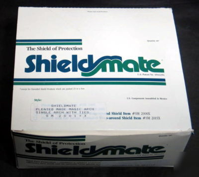 Box 25 shieldmate shield mate protective full face mask