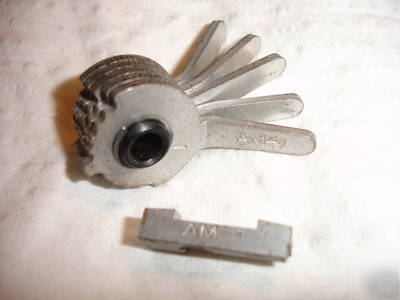 Curtis #15 key hand clipper cutter am-1 cam & carriage