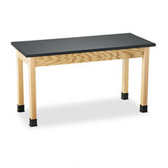 Diversified woodcrafts science table with chemarmor to