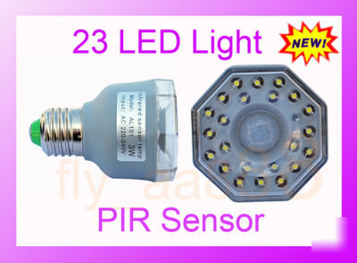 Infrared pir sensor 23 led light lamp motion detector
