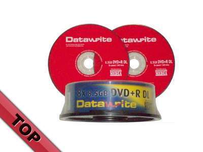 5 datawrite dvd+r dl,8.5GB/8X speed 240 mins