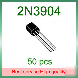50 pcs 2N3904 npn general propose transistor kit