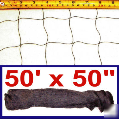 50X50 net netting for aviary game bird poultry pens