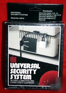 Acco universal security system for office equipment 