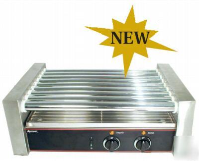 Adcraft rg-07 hot dog roller grill, stainless steel nsf