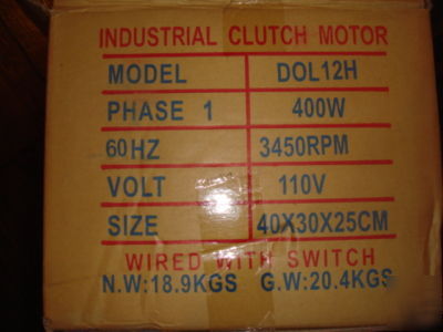 New clutch motor for industrial sewing machines