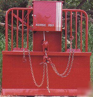 New norse 390 logging winch 3PT. tractor mount