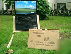 Portable laptop notebook computer car table desk chair 
