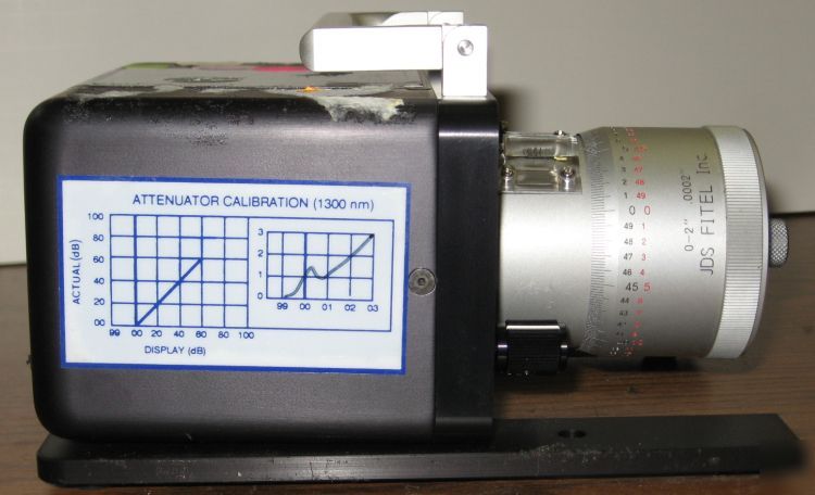 Precision variable attenuator va 6583-fau optical-jds