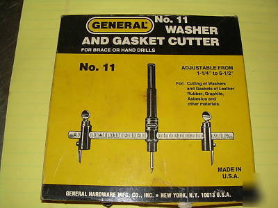 New general..washer & gasket cutter..as 