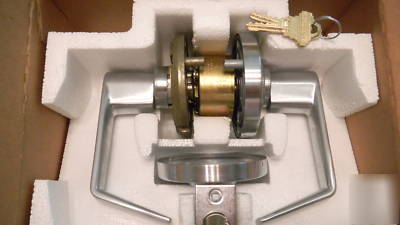 New ~ ~schlage AL80PD sat 626 chrome keyed storeroom lock