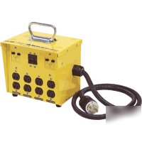 Portable power box w/gfci â€” 30 amp, 125/250 volt