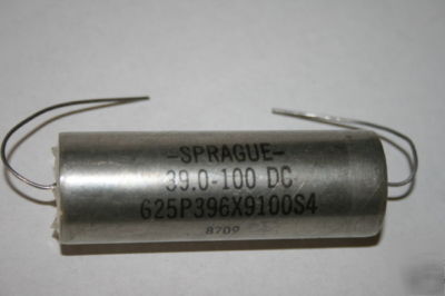 39UF 100VDC sprague non polarised capacitor FD2J28