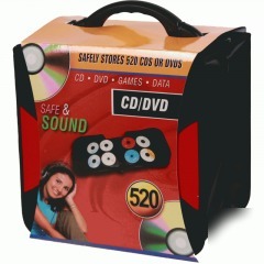 Ebox 520 disc cd wallet sn - cross red SN12520RD