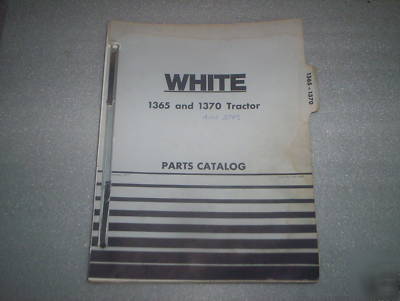Oliver 1365 1370 tractor & cockshutt parts catalog 1977