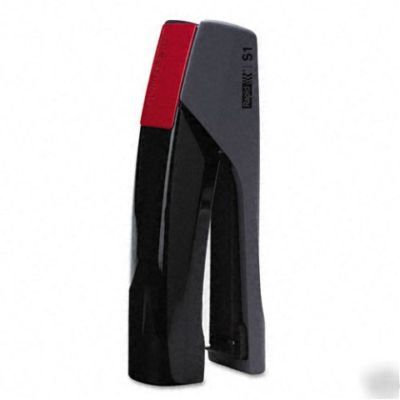 Rapid S1 standing stapler, 30 sheet capacity, black/red