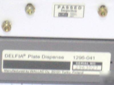 Wallac 1296-041 delfia plate dispense reagent dispenser