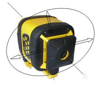 Automatic self-leveling rotary green laser level 500M