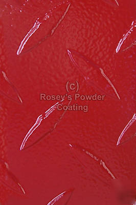 Deep red hammertone 91+ gloss 1 lb powder coating paint