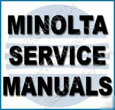 Minolta copier mfc digital analog service manuals 2 cds
