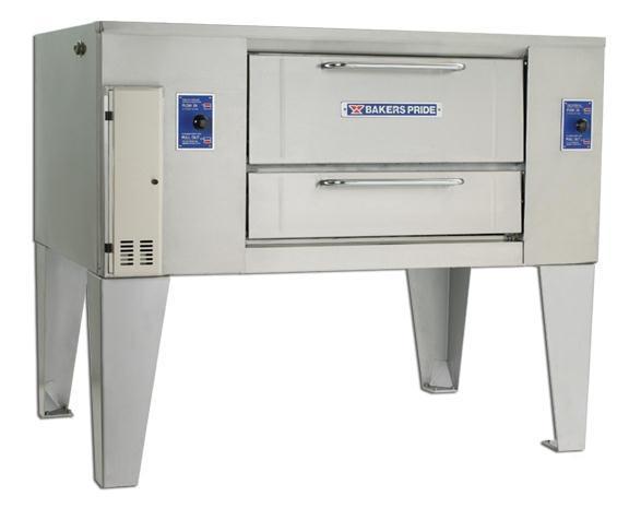 New bakers pride gas 2-deck pizza oven, 65