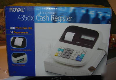 New in box royal 435DX cash register + bonuses 