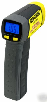 New non-contact laser thermometer in retail package