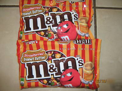 18.4 oz m&m's strawberried peanut butter candy easter