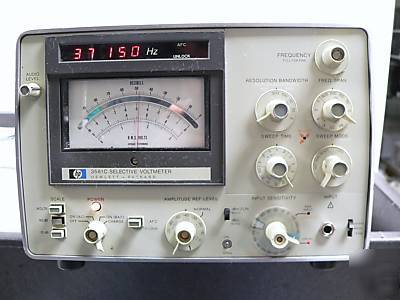 Hp 3581C selective voltmeter, great condition 