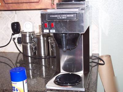 Mr. coffee commercial coffee brewer used
