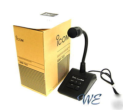 New icom sm-50 desktop mic replace sm-20 for hf station
