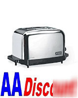 New waring commercial light duty 2 slice toaster WCT702