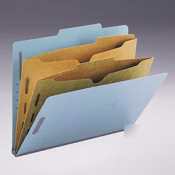 Smead classification folder with pocket divider