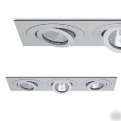 Recessed triple ceiling plates